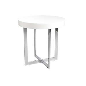 Oliver End Table - White