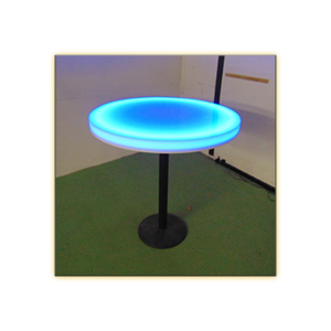 Radiance LED 30in Round Cafe Table - V-Decor Trade Show Furniture Rentals in Las Vegas