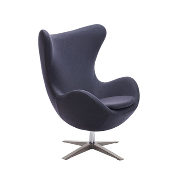 Seek Lounge Chair - Iron Gray Fabric