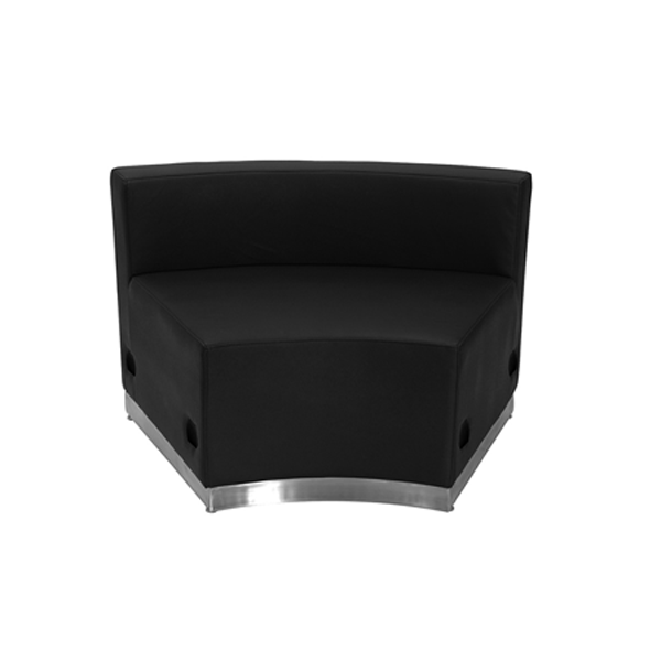 Melrose Concave Lounge Chair - Black