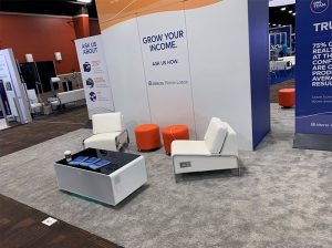 Trade Show Furniture Rental Tip 6 - Encourage Attendees to Stay Longer - V-Decor Event Furnishings in Las Vegas